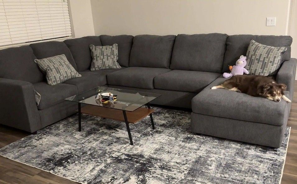 OM• $38 Initial • Brand New Edenfield Sectional With Chaise