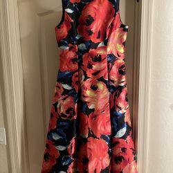 Adrianna Papell Formal Floral Dress