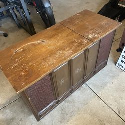 Antique Record Table