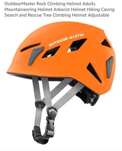 OutdoorMaster Rock Climbing Helmet Adults Mountaineering Helmet Arborist Helmet Hiking Caving Search and Rescue Tree Climbing Helmet Adjustable