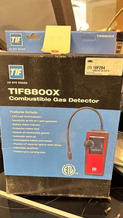 TIF8800X Combustible Gas Leak Detector – Professional Grade
