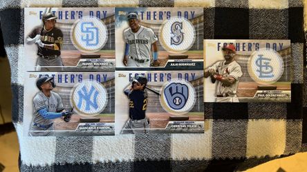 MLB Father’s Day team patch card