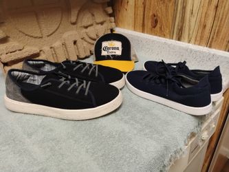 Men's Hey Dudes ,Women's Allbirds and Hat