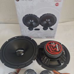 MEMPHIS 1 PAIR 6.5" 100 WATTS COMPONENT SET CAR SPEAKER