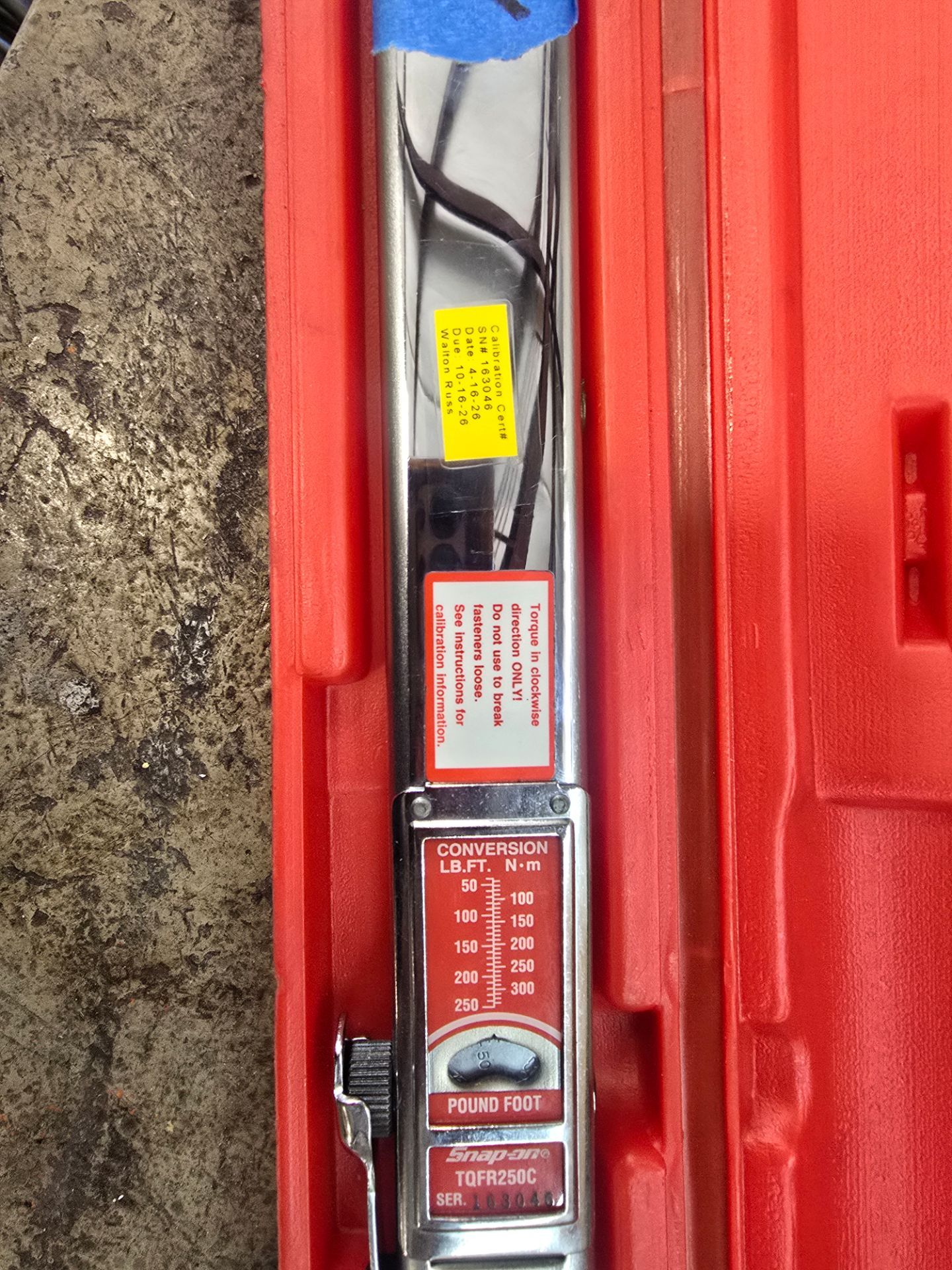 Snap-on 1/2 torque wrench