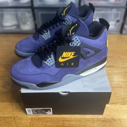 Imperial/Lakers Jordan 4s Sizes & Prices Below