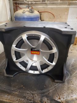 New Polk Audio Momo 12 With Grill In A Custom Built Bedlined Down Fire