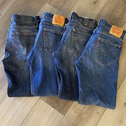 Men's Levi's Jeans  (32W-32L) $12 Each