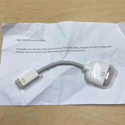 Apple Mini DVI to VGA Adapter Mac Mini MacBook PowerBook