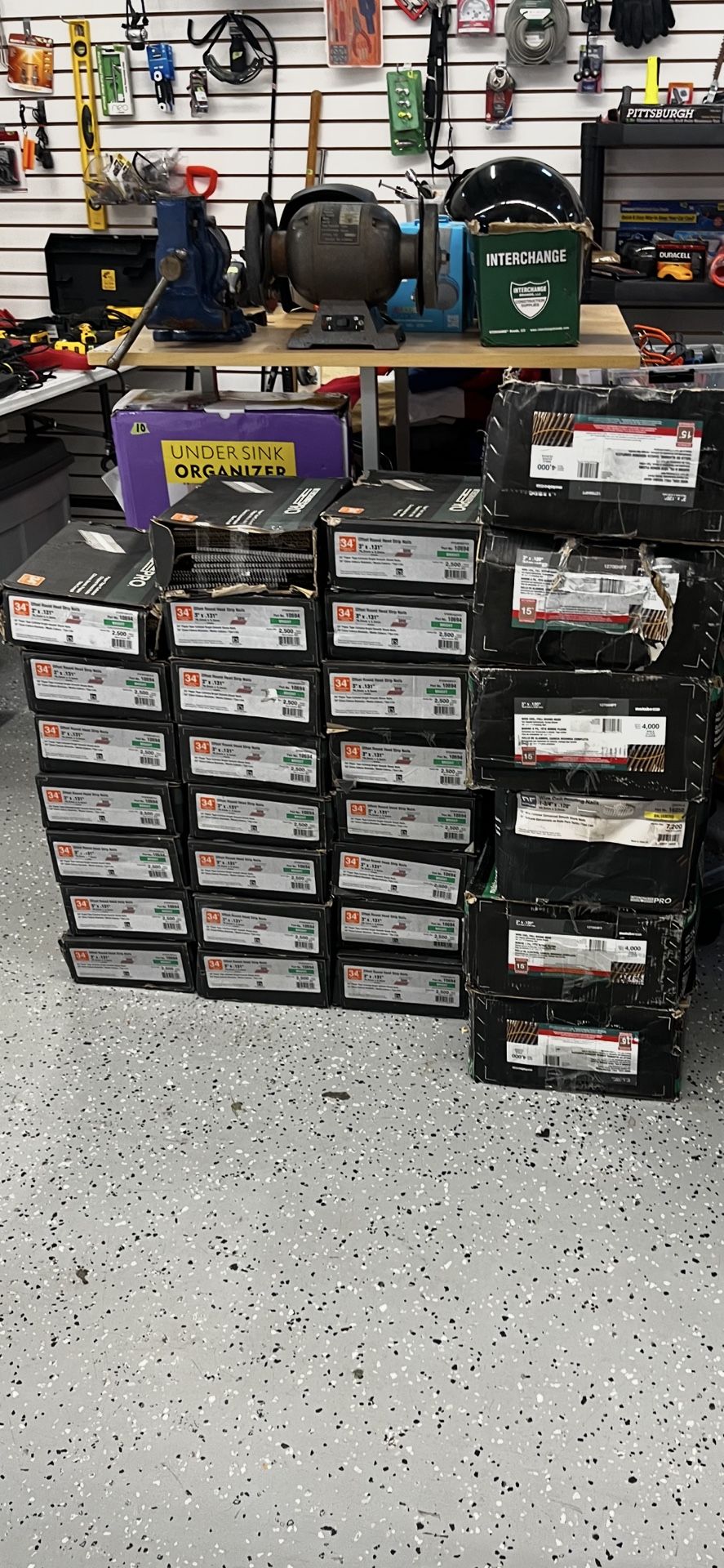 Boxes Of Work Nails All must go