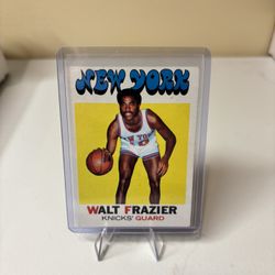 Walt Frazier 1971 To 1972 Topps - Hall of Fame