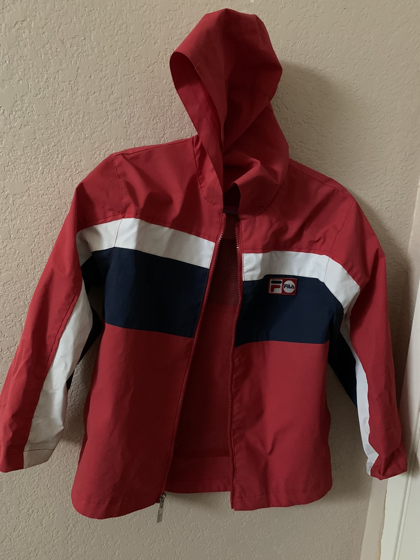 Kids Fila Raincoat jacket Size 8/10