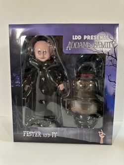 Living Dead Dolls Presents The Addams Family Fester & It Figure Set Mezco Toys
