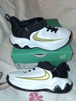 Giannis Immortality 4 (PS) Size 12C  Black/Metallic Gold-White IH7665 003