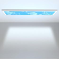 1x4 Sky Flat Panel Light Surface Mount, White, MC-BP14F-50KDN