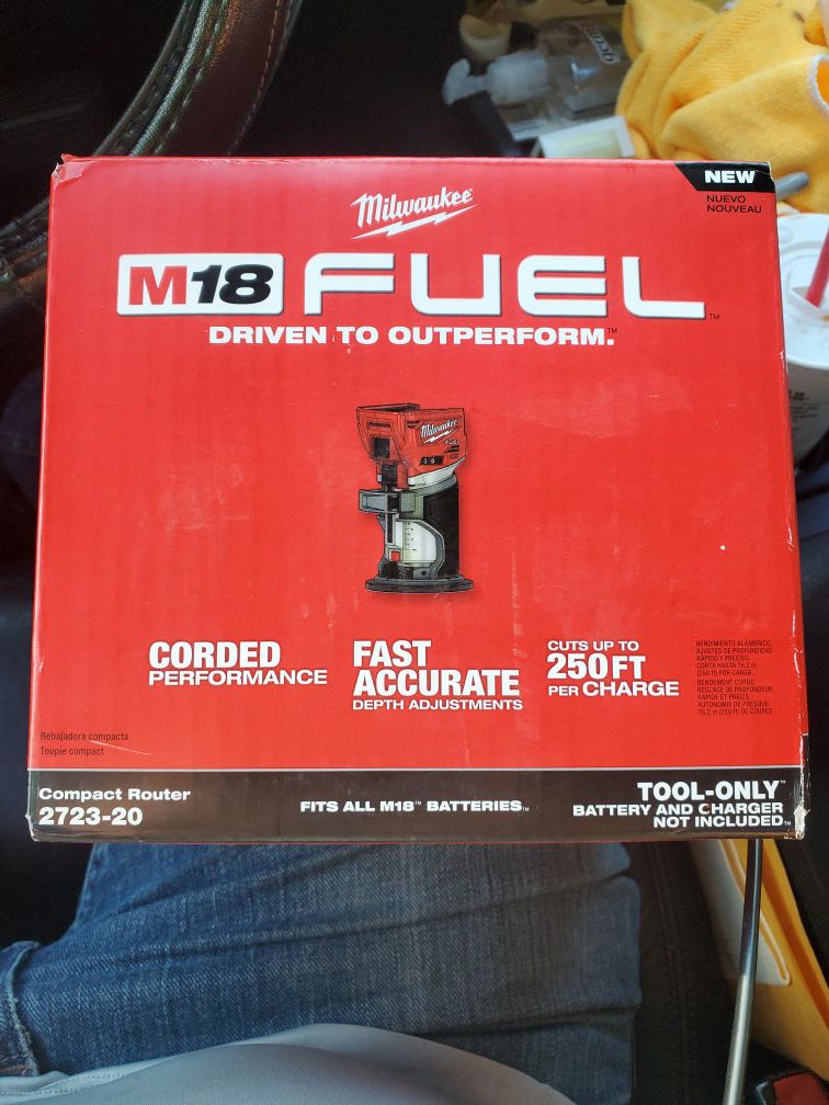 Brand new Milwaukee M18 fuel compact router tool only