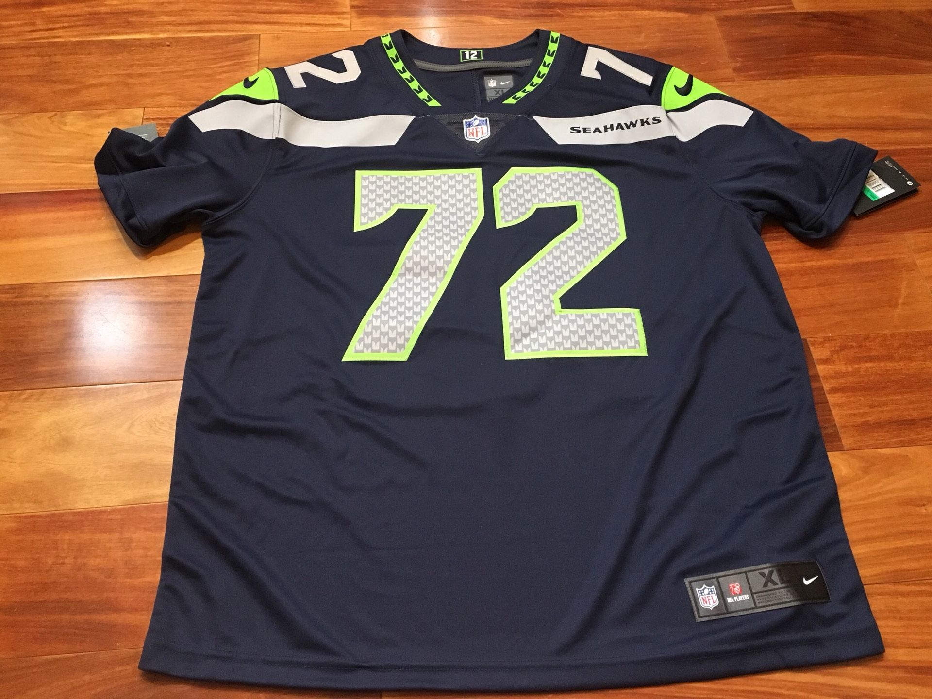 Nike Michael Bennet #72 Stitched Limited Jersey Seattle Seahawks