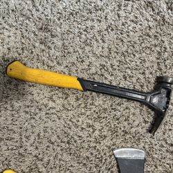 AXE. Hammer. Staple gun