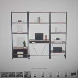 Desk And 2 Bookcase