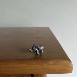 Fine Pewter Elephant Figurine 