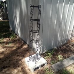 Heavy Duty Steel, 48" Tall Garden Plant Stand, Great Condition. $10.00.