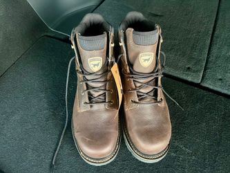 New Irish Setter by Red Wing Kittson 6” Steel Toe Work Boots – Men’s Size 13 (Brown)