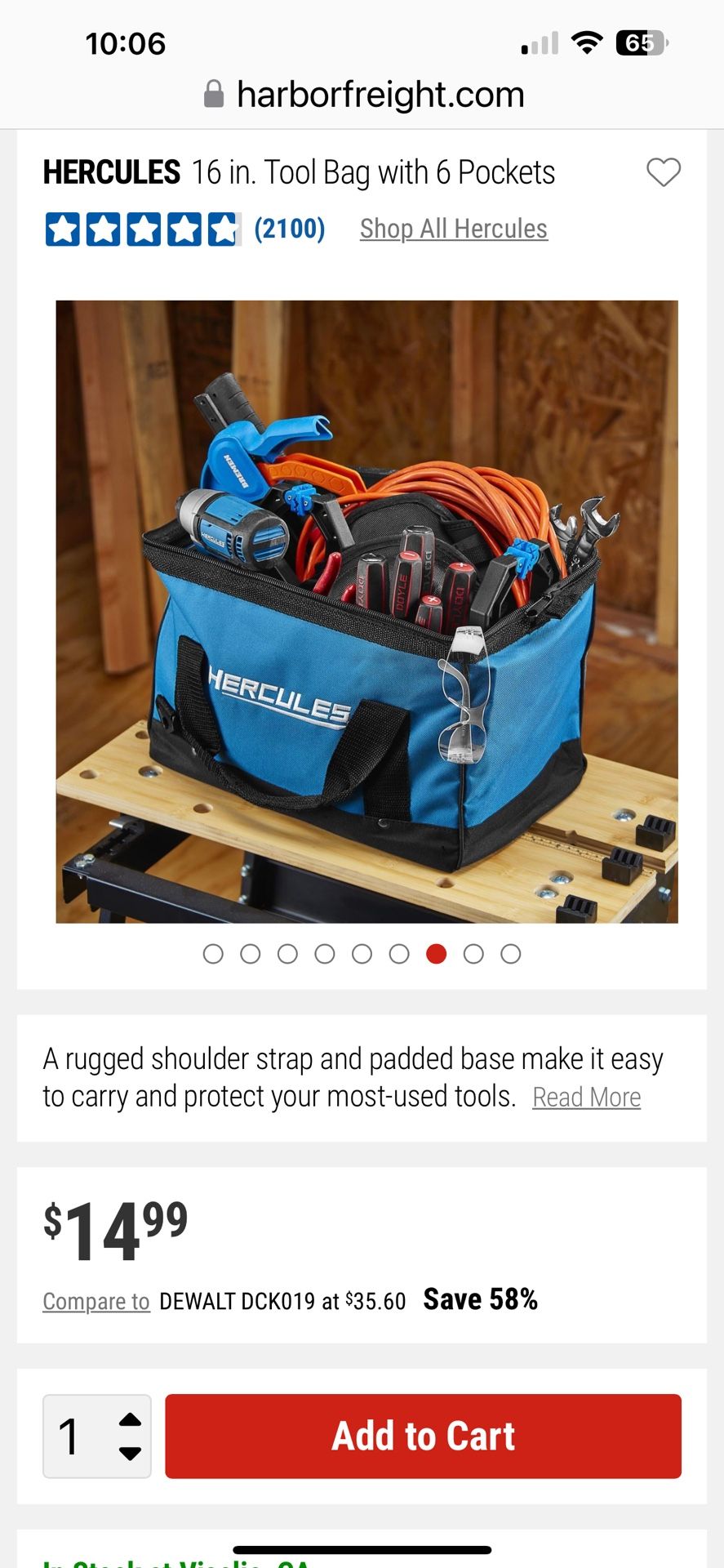 Tool Bag for Sale in Visalia, CA OfferUp