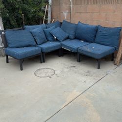 L Sectional Patio Sofa