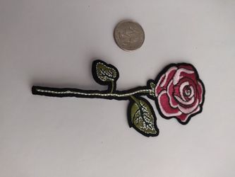 Pretty Embroidered Flower Patches, Rose etc Iron/Sew On Applique / patch