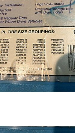 Snow Chains for Sm suv/truck