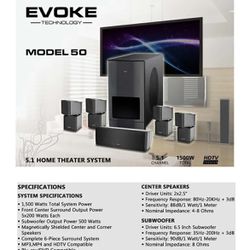 Evoke Technology 5.1 Home Theatre System Model 50