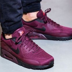 Maroon Nike air max 90 ultra