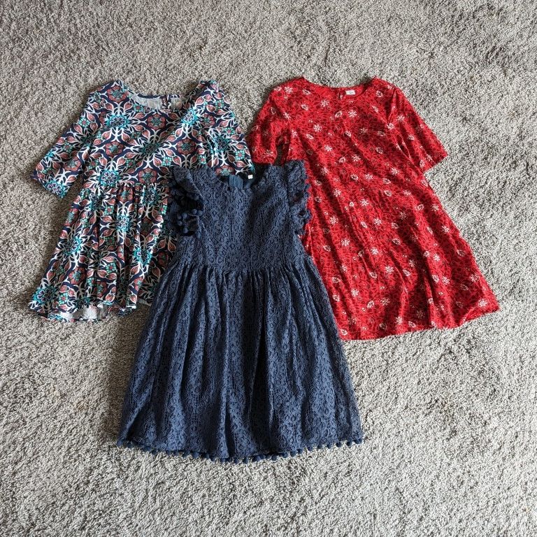 Lot Of 5t Girls Dresses And Jackets