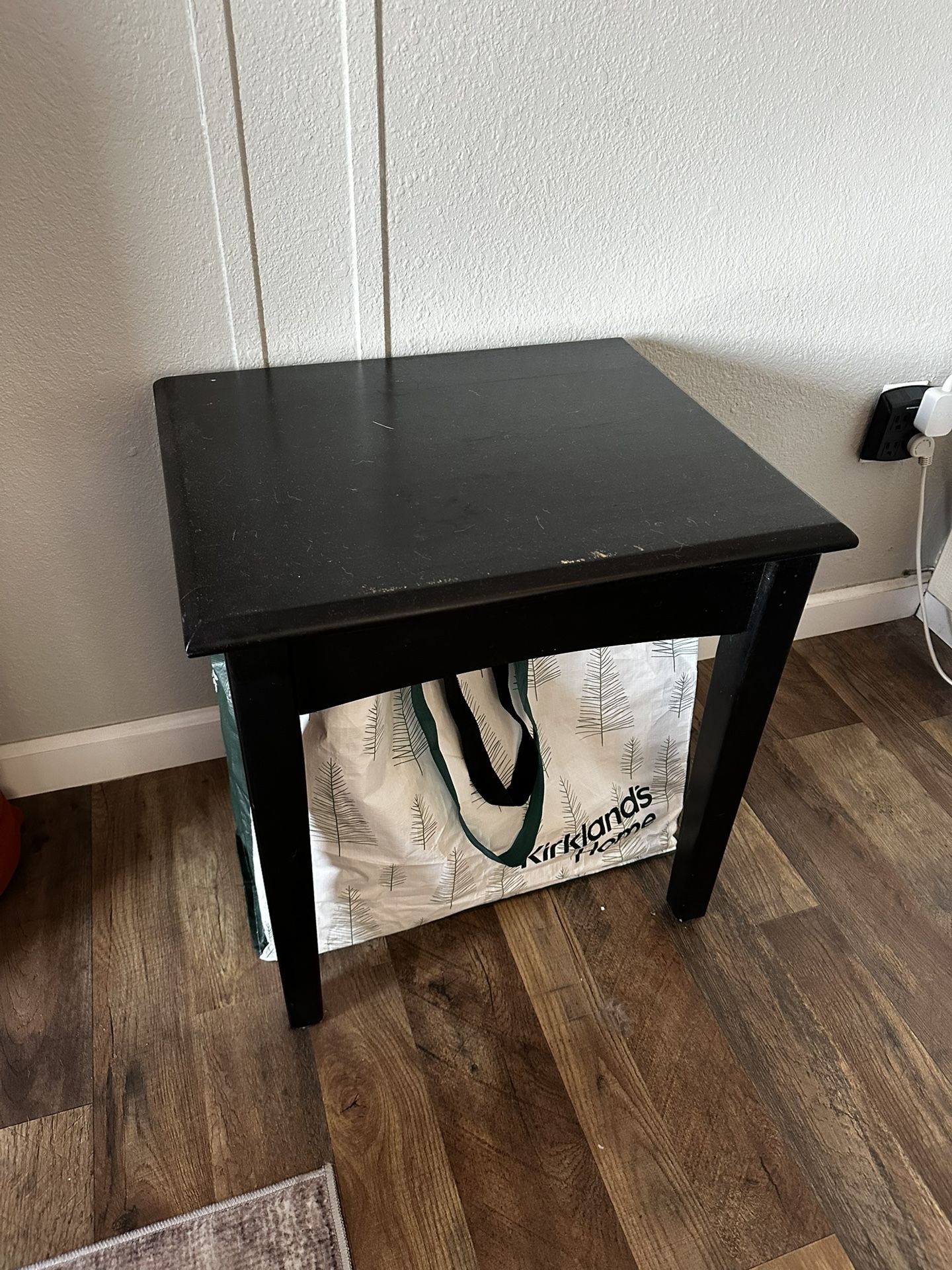 Black End Table