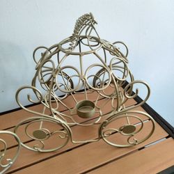 Cinderella Coach Shaped Candle Holders