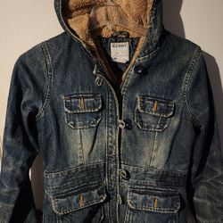 oldnavy jean jacket hoodie