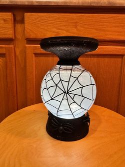 Bath & Body Works Light-Up Spiderweb Halloween Candle Holder
