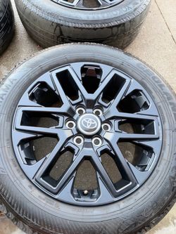Toyota Tundra OEM 20” Black rims