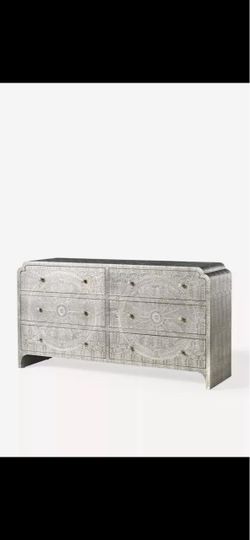BRAND NEW Anthropology Silver Dresser