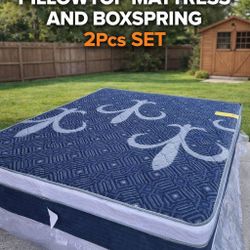 🟢QUEEN PILLOWTOP SET $219 