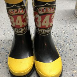 Kid’s Rain Boots Firefighter