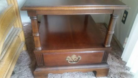 Antique Solid Wood end tables