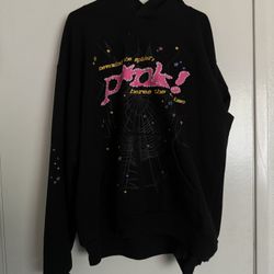 Spider  P*nk Hoodie Xl