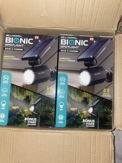 Bionic Motion Sensor Solar Spot Light
