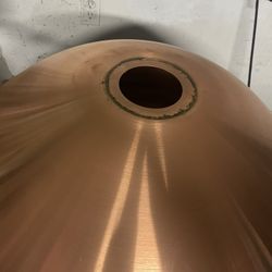 3x copper fountains/ fire pits 30 round x 10" high.