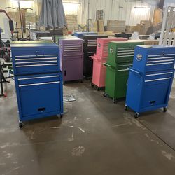 Brand New,warehouse Sale $130, 8-Drawer Rolling Tool Chest with Detachable Top Box, Metal Tool Box with Wheels, Lockable Storage Cabinet for Warehouse
