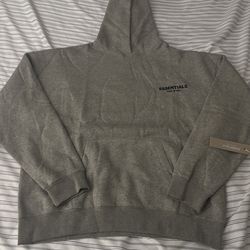 Grey XL Essentials Fear Of God Hoodie