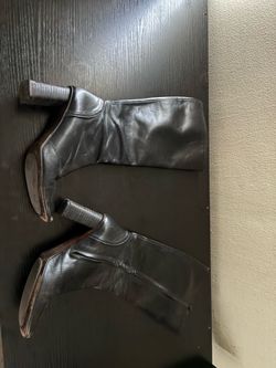 Size 7 Banana Republic black knee high boots