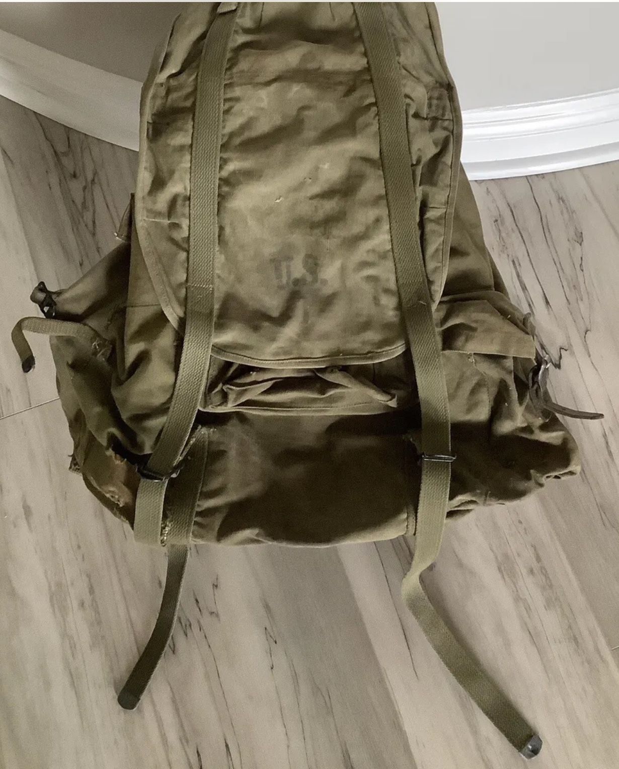 WWII Original USGI Army M1942 Mountain Rucksack Frame Back Pack