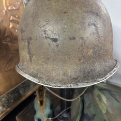 WWII Front Seam M1 Helmet Shell No Liner
